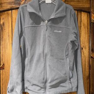 Medium Men’s Columbia Fleece Jacket Grey